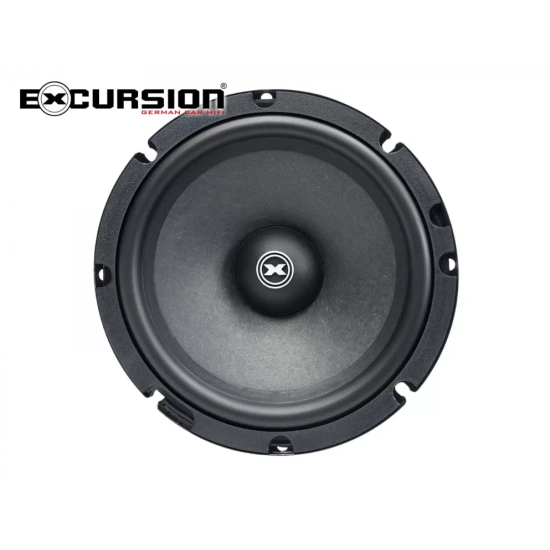 Excursion RX-6M   2 średnio-niskotonowe głośniki samochodowe (mid-woofery) SQ o średnicy 165mm - 2ohm, 120/300W, 92dB, 50-12000Hz, zwrotnice LP, głębo